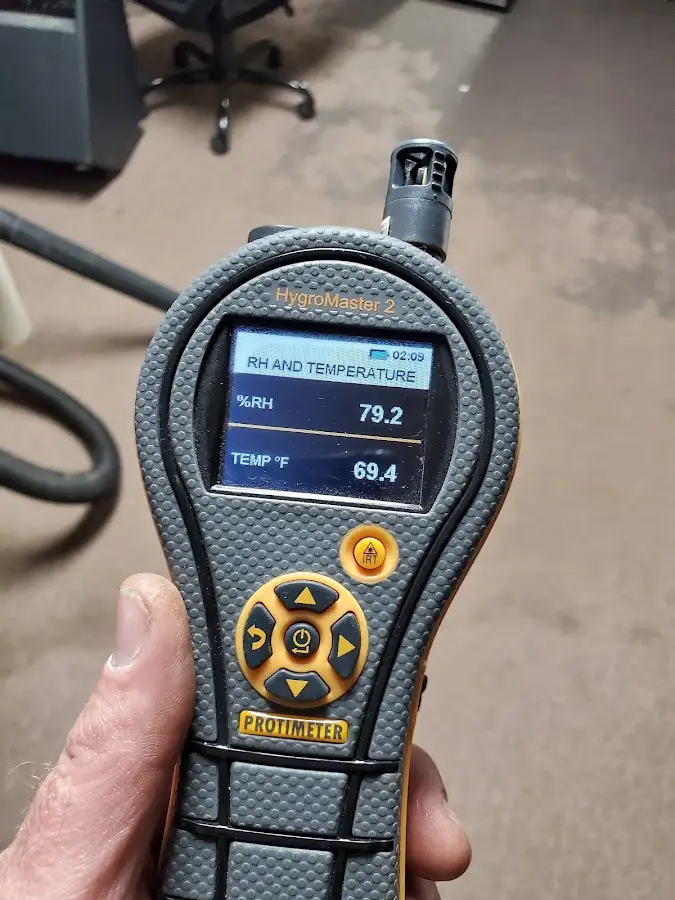 Moisture meter humidity assessment for Mold Remediation & Removal in East Brunswick